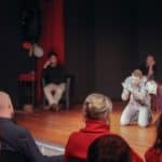 Symbolic image of improv theater
