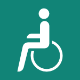 Symbol barrierefreier Wohnraum vorhanden