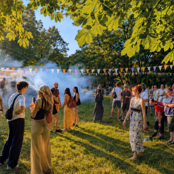 Students at an event organised as part of the Magdeburg Student Days