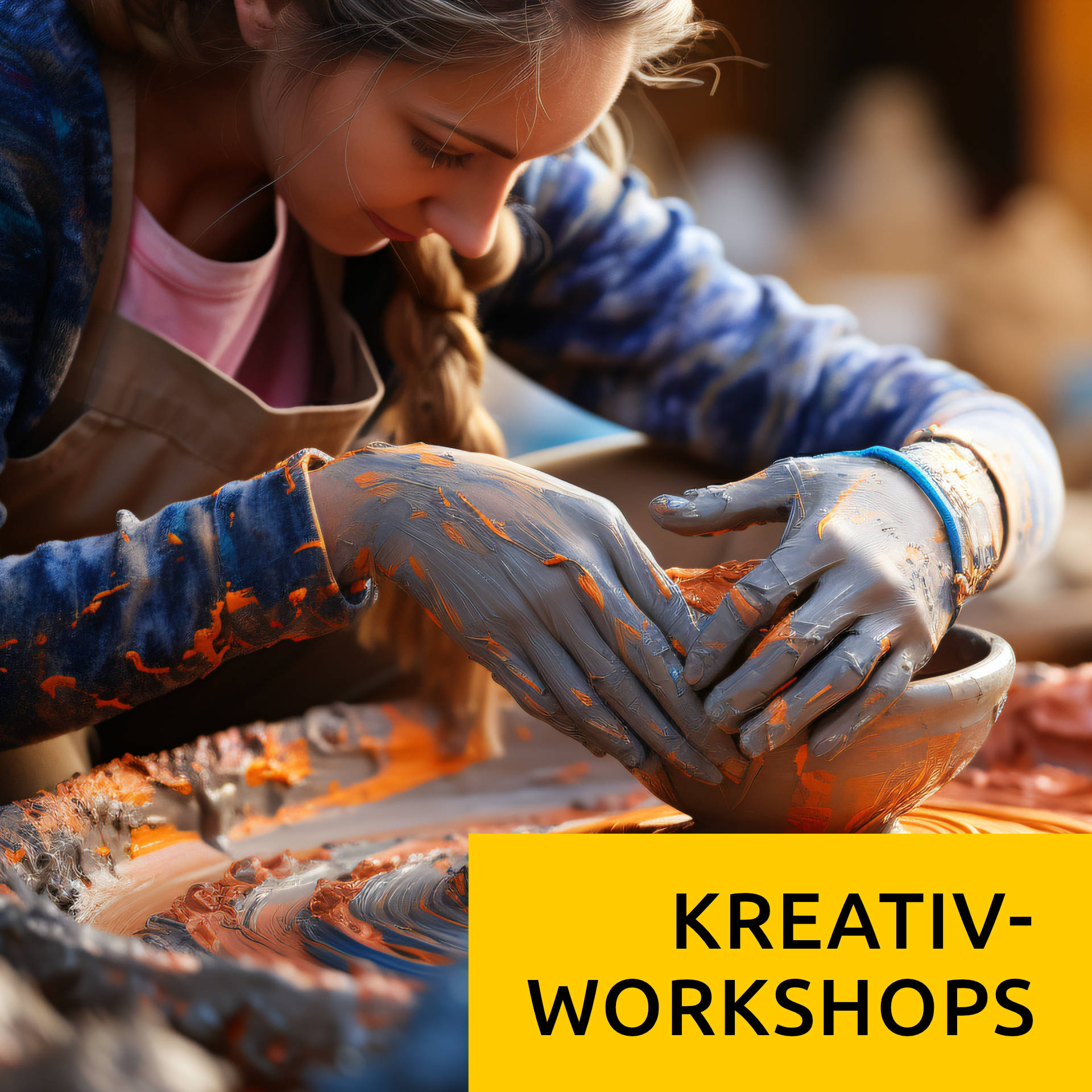 Symbolbild Link Kreativworkshops