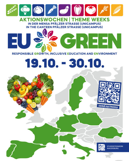 EU GREEN – Aktionswoche in der Mensa Pfälzer Straße (UniCampus)
